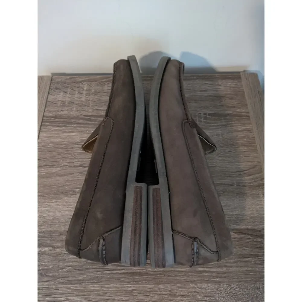 Polo Ralph Lauren Kristofer Loafers Men 9D Brown Chocolate Suede Heritage Office
